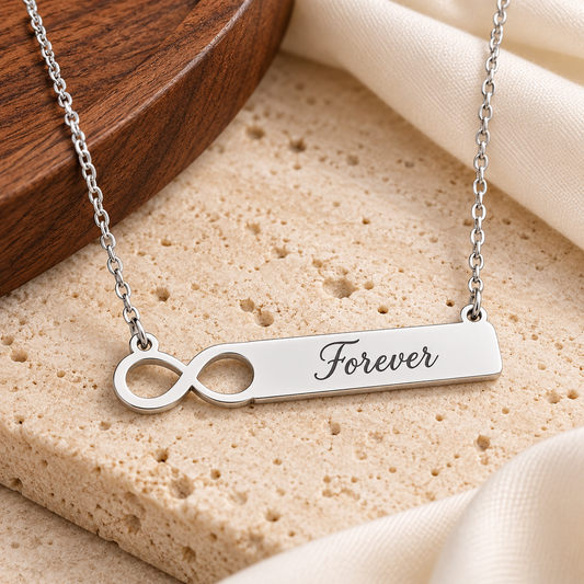 Infinity Bar Necklace