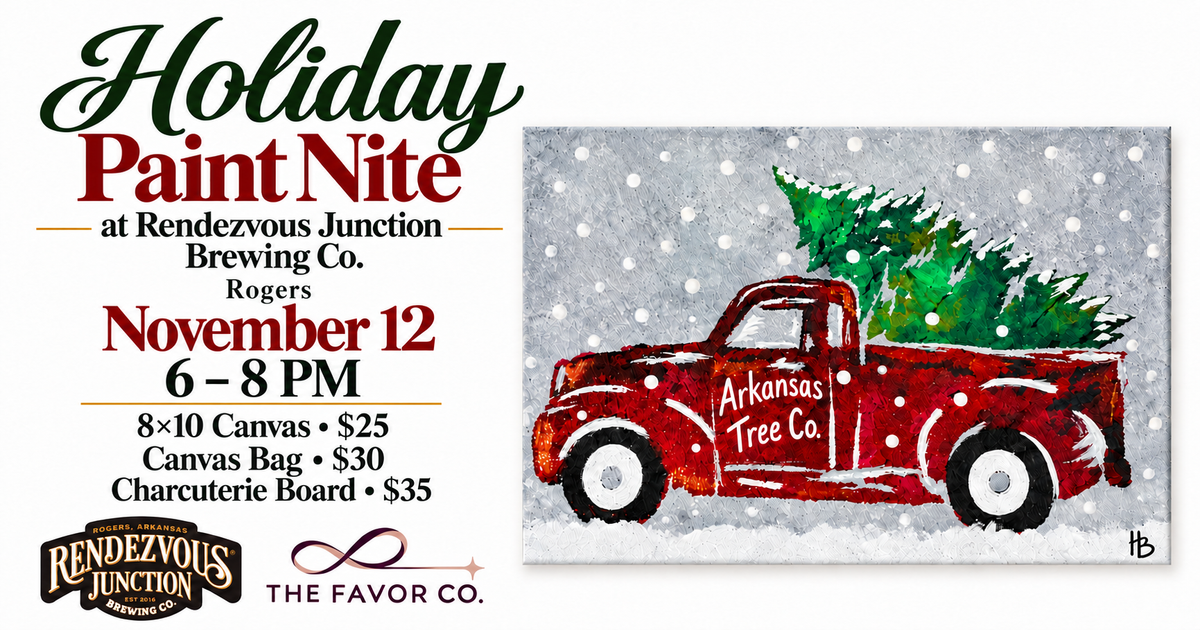 Christmas Truck Painting @ Rendezvous Junction Brewing Co 11/12 6-8