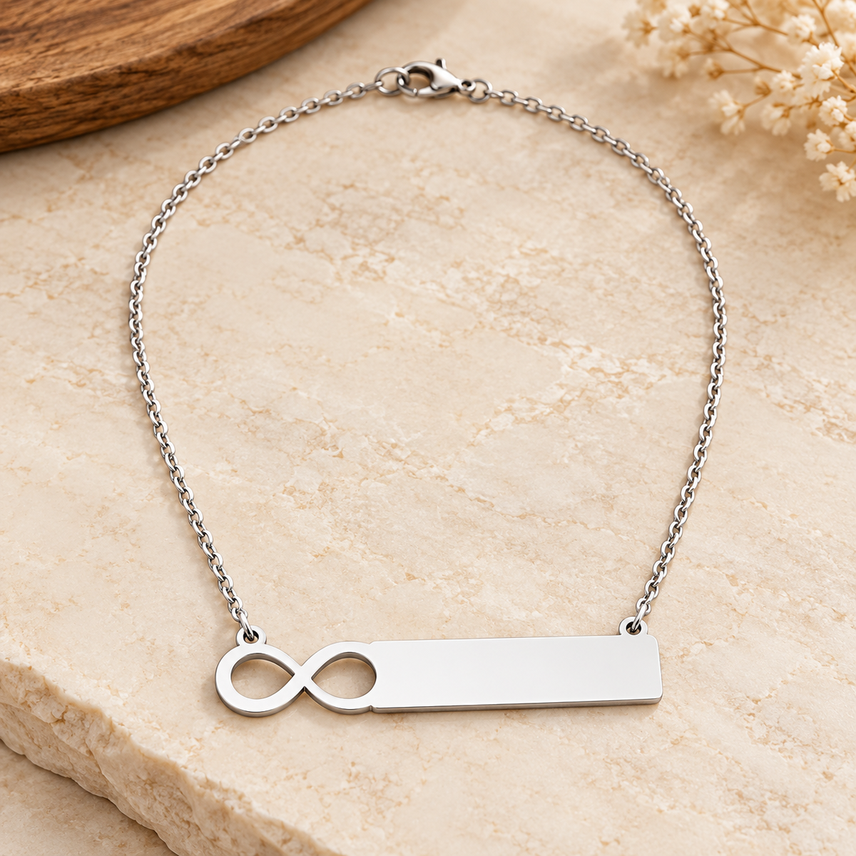 Infinity Bar Necklace