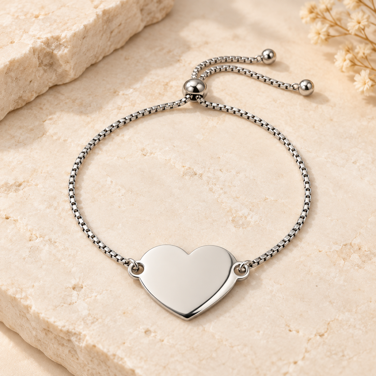 Centered Heart Bracelet