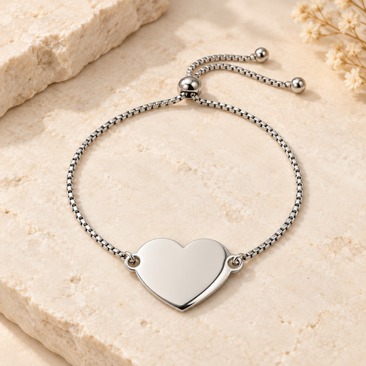 Centered Heart Bracelet