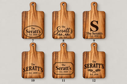 Acacia Wood Charcuterie Board